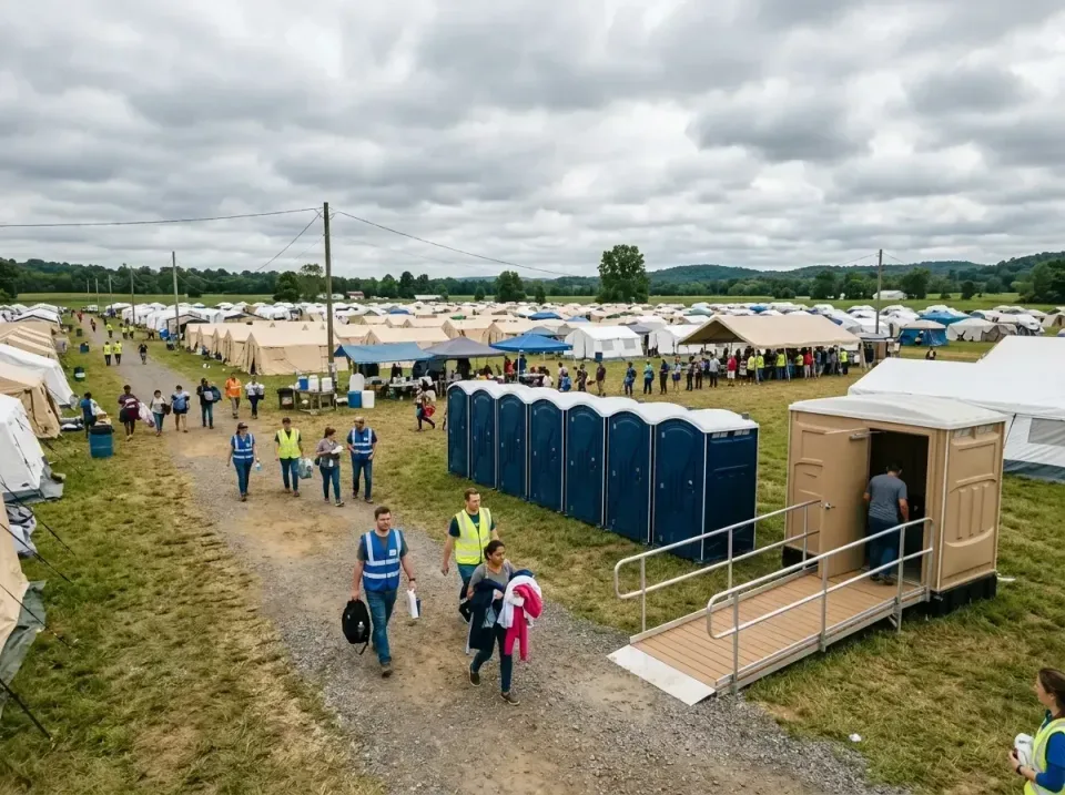 disaster-relief-camp-restrooms-010 — frequently asked questions, Dumpster & Portable Bathrooms Rental in Machesney Park, IL